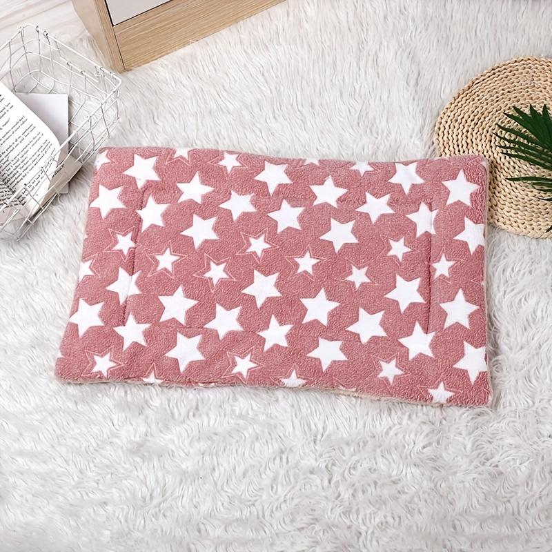 Cat Bed Mat Blanket Thickened Double Layered Plush Pad Dog Blanket Cat Mat Sleeping Pad_voghion.com