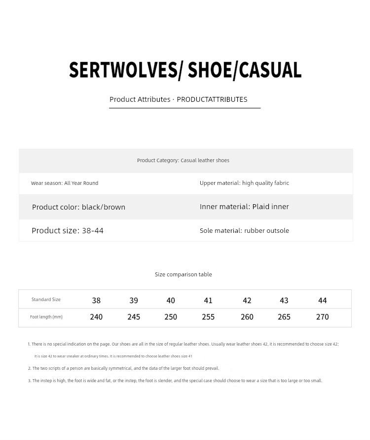 Lässige, breite Schuhe aus Leder in Groß, braun, für den täglichen Gebrauch_voghion.com