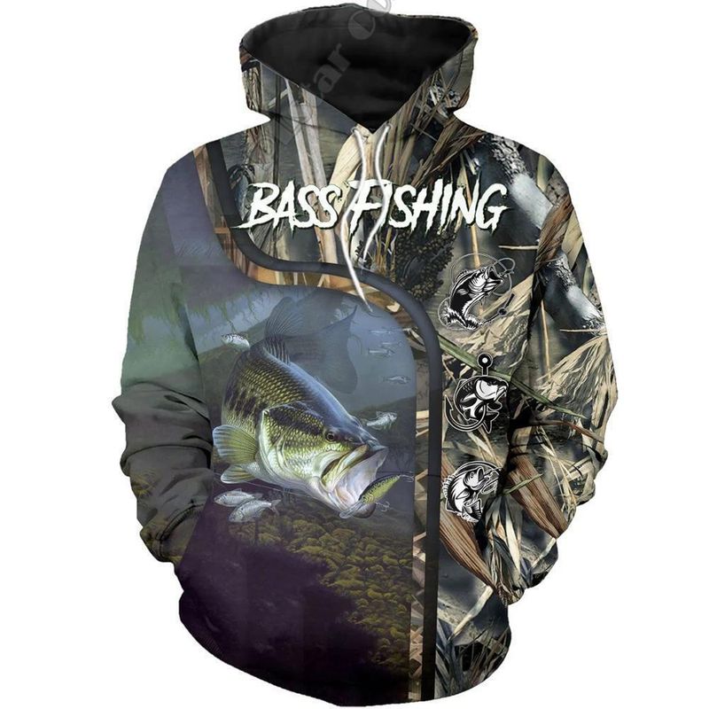 Hot selling 3D in spring and summer, popular fishing digital prints, men's fashion trends, round neck hoodies_voghion.com