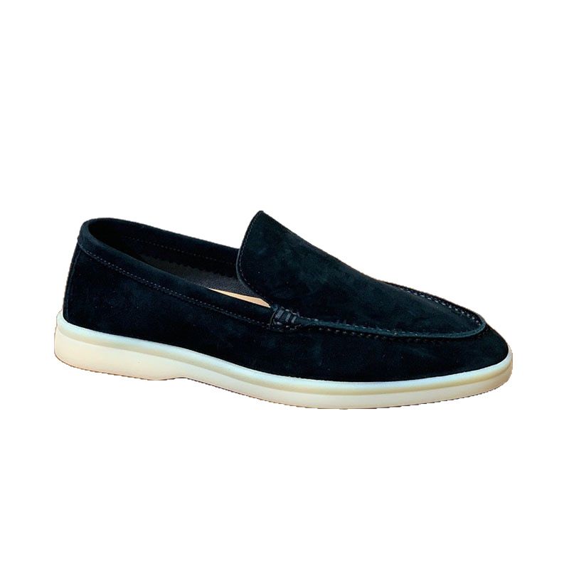 25 New Loafers Couple Shoes Flat Slip-On Lazy Suede Oxford Soft Sole Moccasins_voghion.com