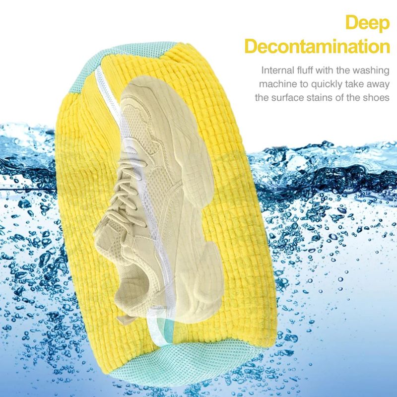 Special Washing Machine Lazy Artifact Household Machine Washing Shoe Bag Shoe Anti Deformation Thickened Cylindrical Washing Bag_voghion.com