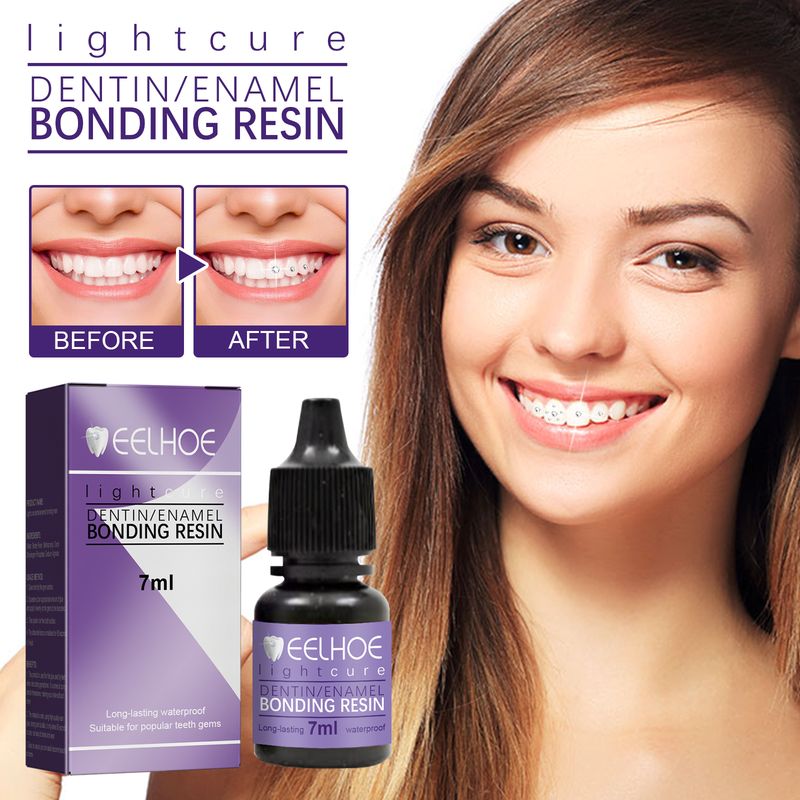 EELHOE Tooth Gem Decorative Glue, DIY Fashionable Jewelry Bonding Teeth Gems Light Cured Adhesive Glue_voghion.com