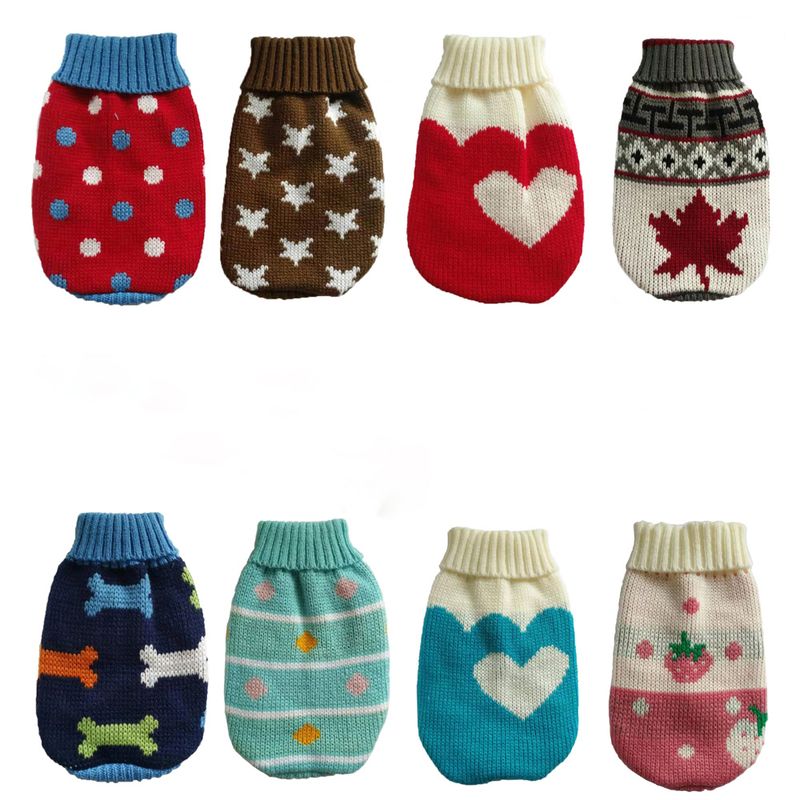 Maglione lavorato a maglia CDDMPET per cani, caldo, per razze piccole e medie, di PawParty Store_voghion.com
