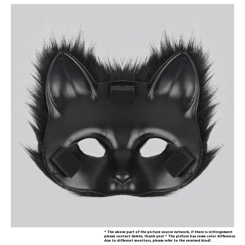 Simulation Plush Simulation Adult Mask Cosplay Halloween Ball Accessories Performance Props_voghion.com
