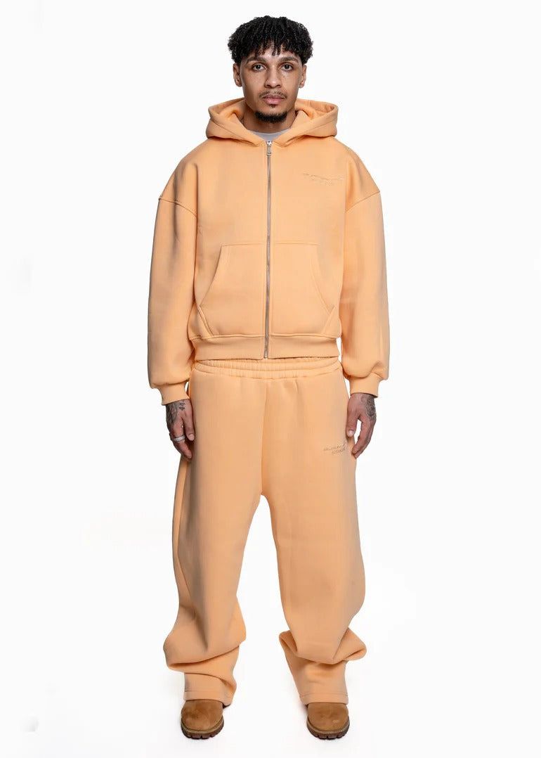 Men’s 3D Printed Hoodie & Jogger Set – Custom Streetwear Zip-Up Sweatshirt & Trousers (Black/Grey, XS-6XL)_voghion.com