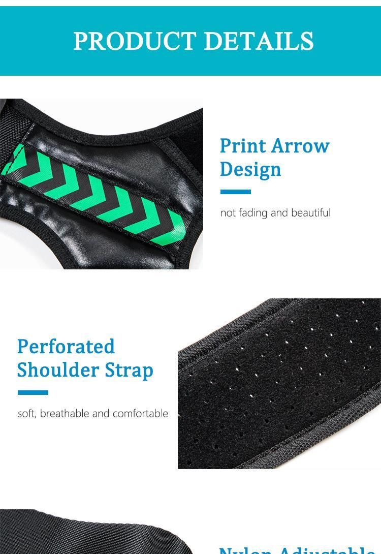 Correttore posturale per spalle e schiena Cintura di supporto per la schiena per uomini e donne Correttore per la postura seduta con gobba Tutore per collo e spalle per ufficio a casa_voghion.com