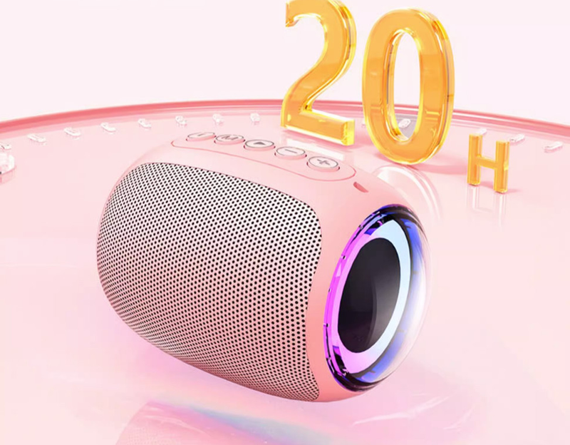 Lanyue M66 Singing Karaoke Microphone Integrated Handheld Bluetooth Wireless Speaker For Kids Family KTV_voghion.com