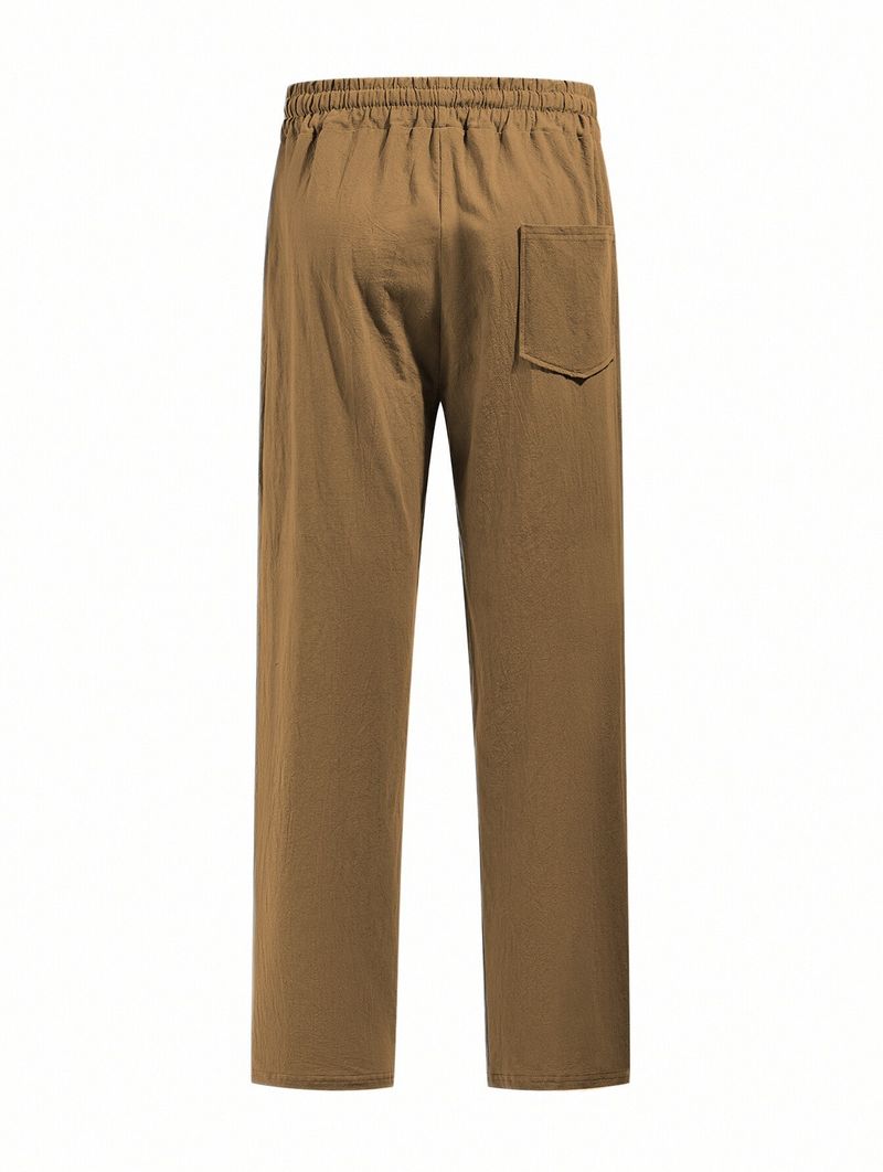„Lässige Herrenhose aus Leinenmischung – Gerades Bein, entspannte Passform, atmungsaktiv und leicht für den Alltag (S–XXXL, 8 Farben) |_voghion.com