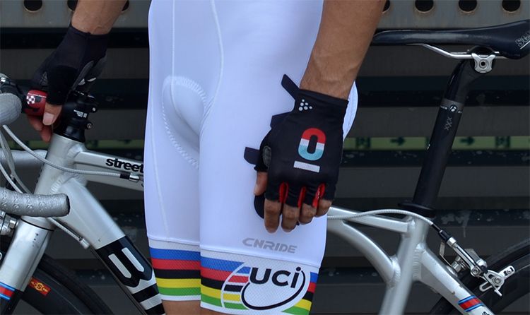 Gants de cyclisme respirants pour hommes et femmes, édition spéciale, pour le contre-la-montre, le cyclisme, le cyclisme d'équipe, les demi-doigts_voghion.com