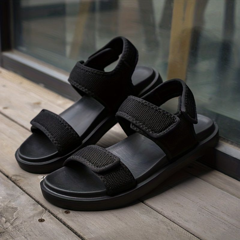 SBIP Men's Open Toe Hook Loop Sals Non-Slip Comfortable Beach Shoes Summer best quality_voghion.com
