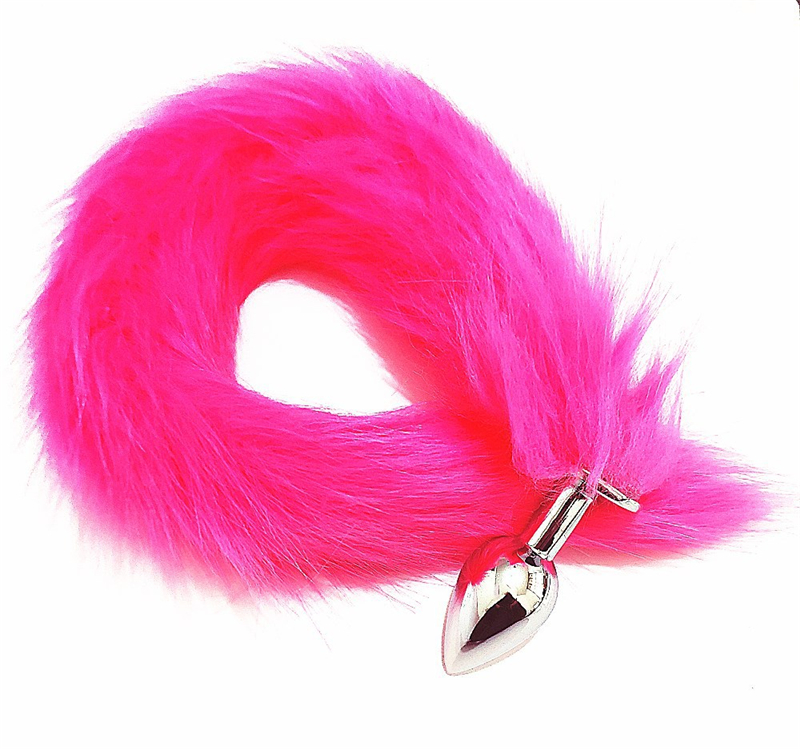 Queue de lapin en acier inoxydable Plug Anal queue de lapin queue de renard godemichet Anal produits pour adultes Anal jouets sexuels anaux pour_voghion.com