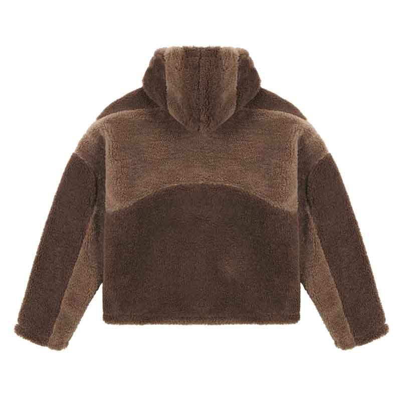 Härekleeder Männer a Fraen Hierscht a Wanter nei Moud waarm Lämmcheleder Perséinlechkeet Casual Cardigan Reißverschlussjacke_voghion.com