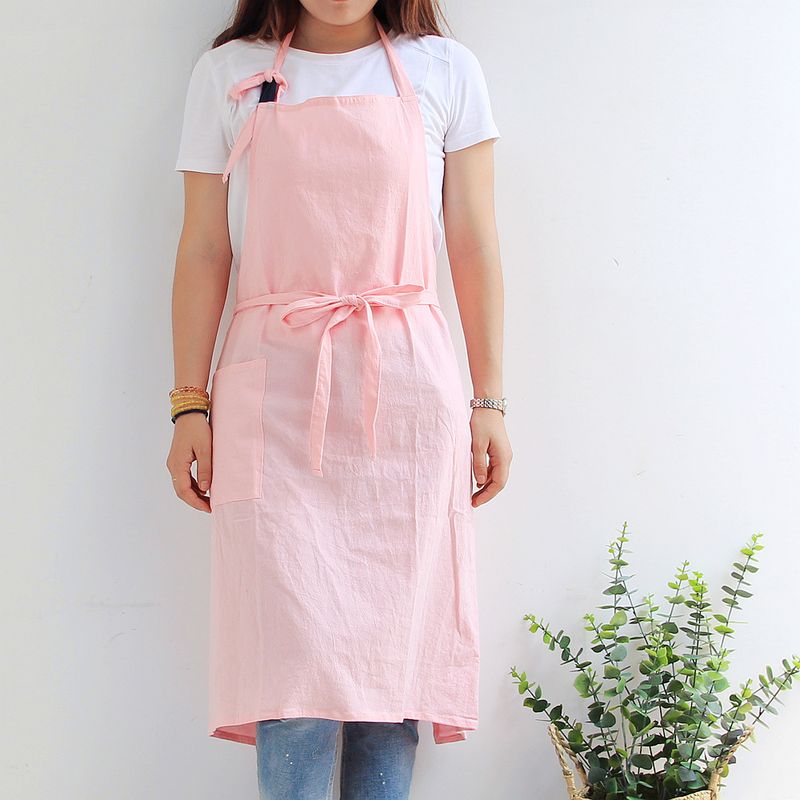 Japanese Korean Style Cotton European And American Workwear Clothes Artistic Flower Shop Baking Plus Size Floral Nail_voghion.com