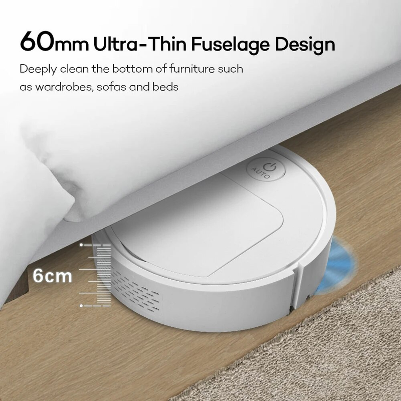 2024 New USB Rechargeable 5-in-1 Robot Vacuum Cleaner Automatic Cleaning Sweeping Machine Wet Mopping Vacuum Cleaners Robot_voghion.com