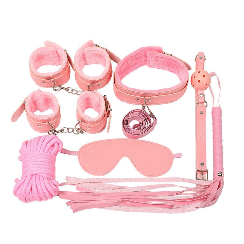 Compact Bedside Bondage Kit: 7 Travel-Friendly Toys With Lockable Case & Waterproof Whip (OEM Orders)_voghion.com