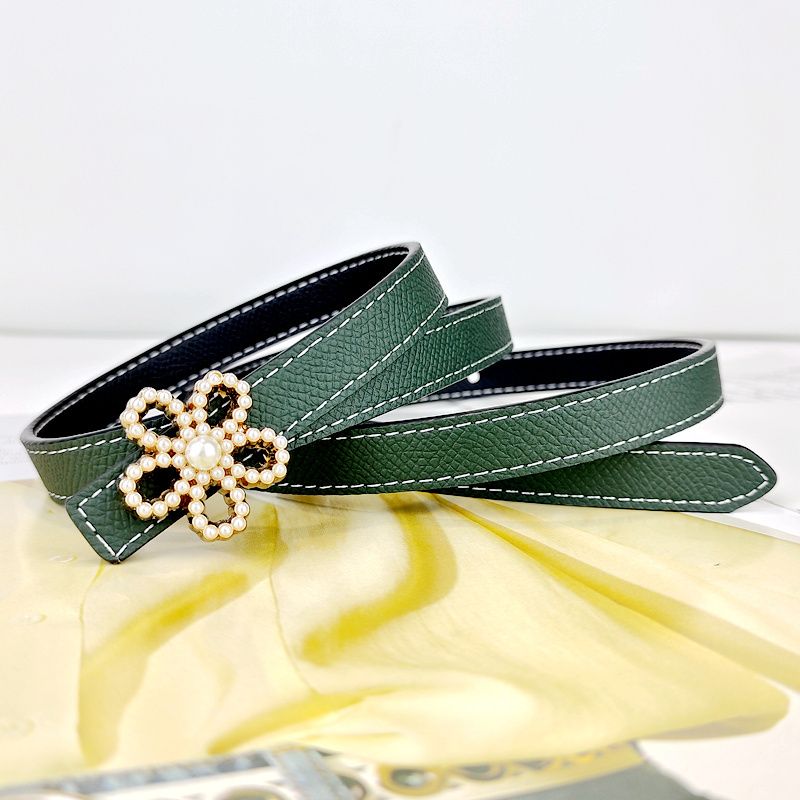 Sophisticated Leather Accessory - Slim Buckle, Durable Stitching, Ideal For Office & Events_voghion.com