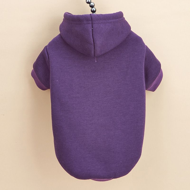 New Puppy Costume Universal For Pomeranians, Bichon Frises, Teddy Dogs, Casual Two-Legged Hooded Fleece Sweatshirt_voghion.com