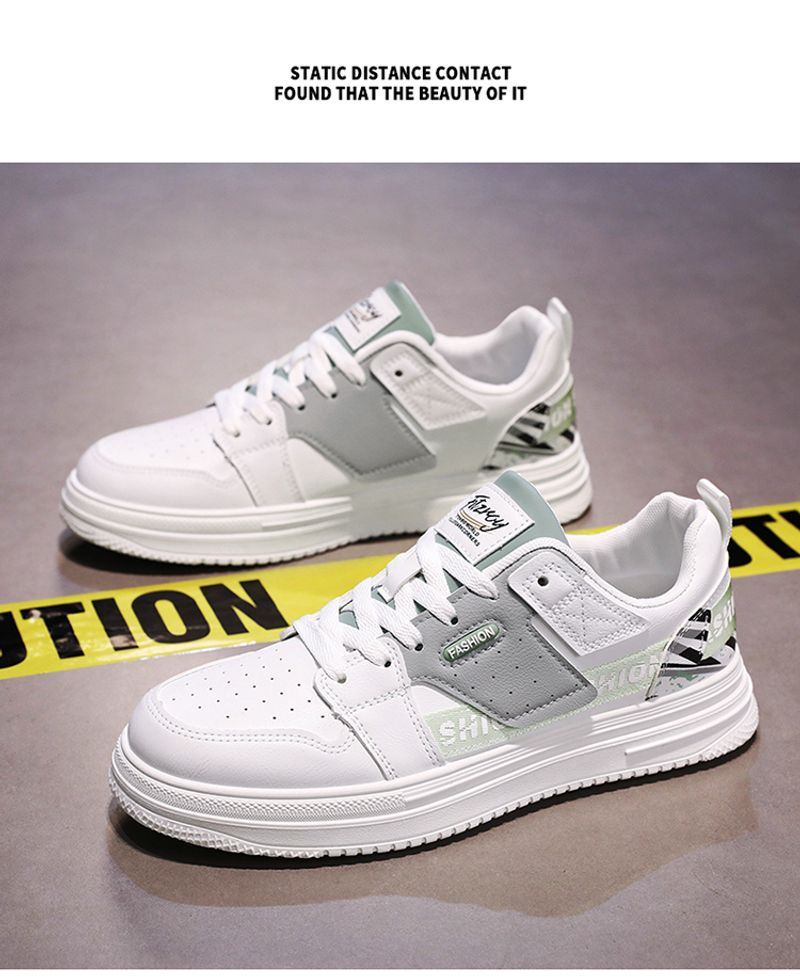 2024 neue männliche erwachsene student mode trend freizeit sport bord kleine weiße männer trendige schuhe_voghion.com
