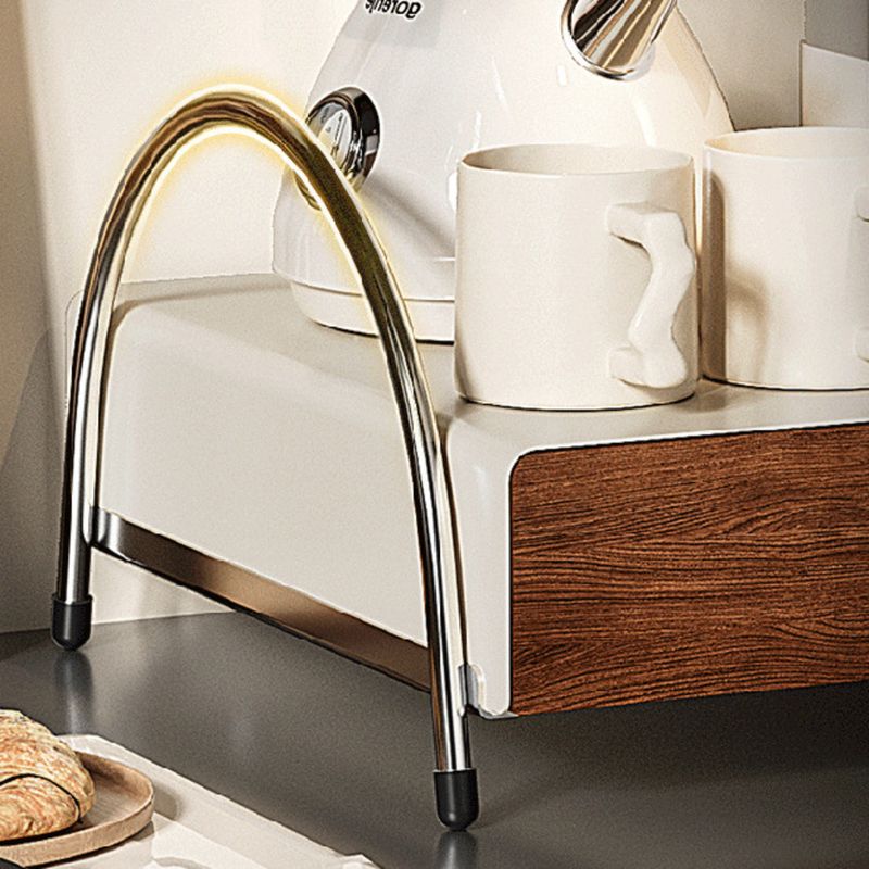 Stand Storage Desktop Floor Rack Organizer For Home Coffee Machine Holder_voghion.com