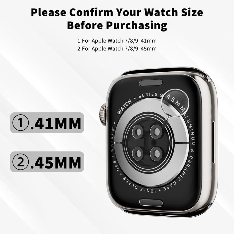 Case For IWatch 42mm 46mm 41mm 45mm 40mm 44mm Screen Protector Cover Soft TPU Bumper For IWatch Series 10/9/8/7/6/5/4/SE_voghion.com