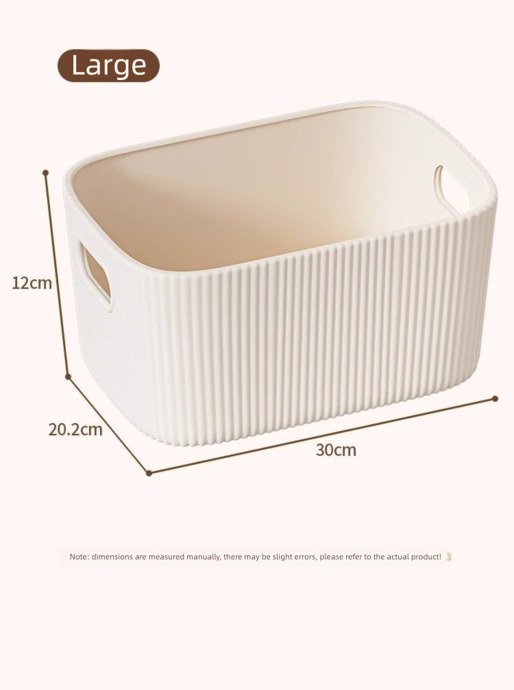 Desktop For Cosmetics, Miscellaneous Items, Snacks, Toys, Rectangular Organizer Basket, Bin, Storage Box_voghion.com