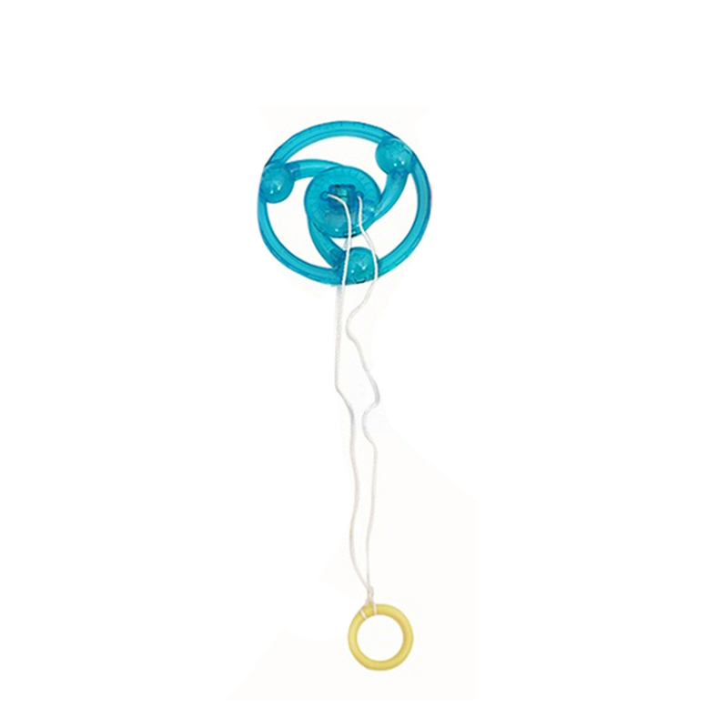 ToysMall Outdoor Plastic Colorful LED Light Pulling Wire Flying Saucer Kids Classic Toy_voghion.com