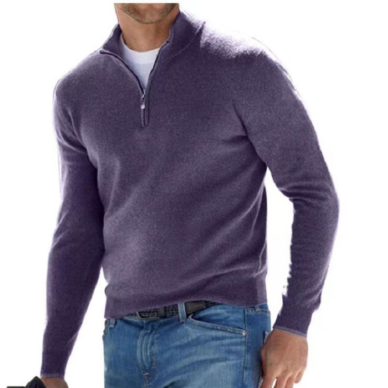 Roupas masculinas 2024 qualidade masculina manga comprida masculino fino quente suéter fino fundo lã suéter_voghion.com