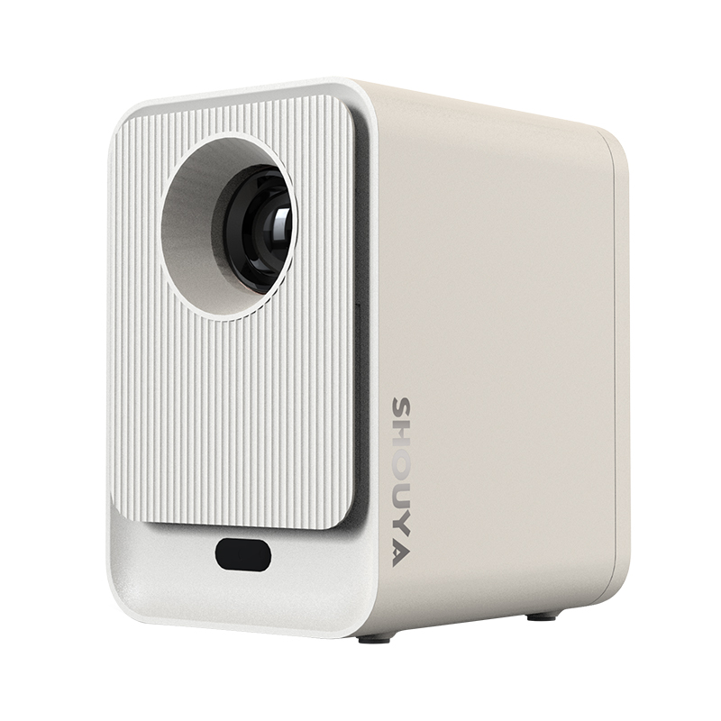 Proyector Shouya HD 1080P para el hogar, protección ocular, pared blanca, proyección directa, máquina de luz completamente cerrada, dormitorio_voghion.com