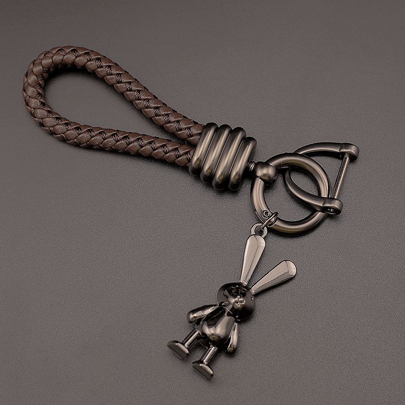 Pár Bunny Keychain Přívěsek Auto High-end Králík Rok Šperky Keychain Muži A Ženy Roztomilý Vynikající Přívěsek_voghion.com