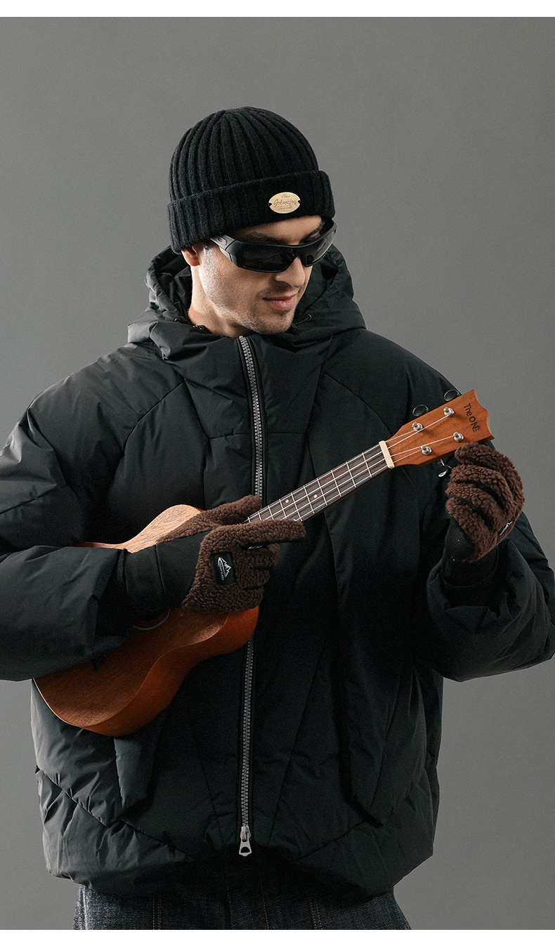 Winterwarme Herren, verdickter Plüsch, wind- und kältebeständig, Touchscreen-Strickhandschuhe für Outdoor-Radfahren, DY54_voghion.com