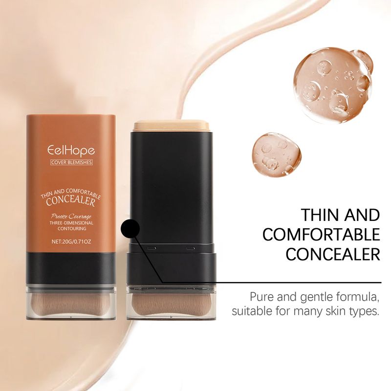 25ss Clear Concealer ist ein natürlicher, leichter, junger, glänzender, weißer und feuchtigkeitsspendender Foundation-Make-up-Stick_voghion.com