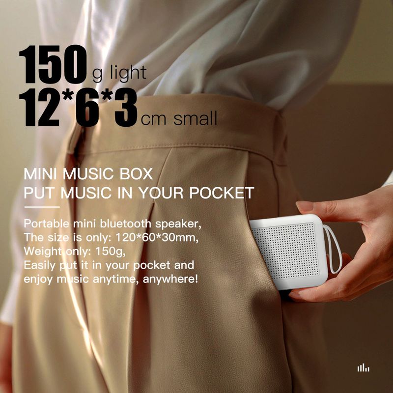 Alto-falante sem fio portátil para áreas externas Bluetooth, caixa de som grave, coluna surround, reprodutor de música estéreo, suporte para cartão FM TF vitog_voghion.com