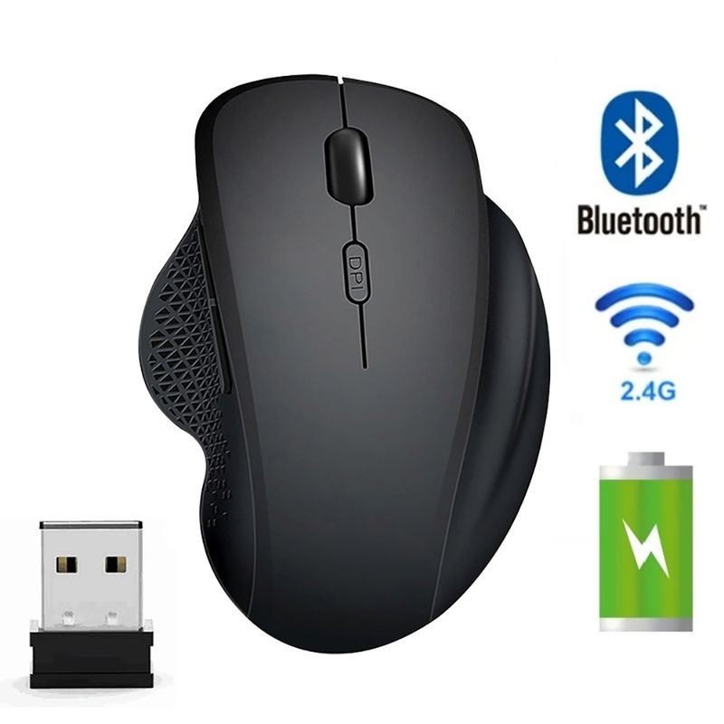 Souris filaire, souris ergonomique pour ordinateur, PC, souris optique avec prise USB, 6 boutons, 2,4 GHz, souris filaire, 1600 DPI pour ordinateur portable_voghion.com