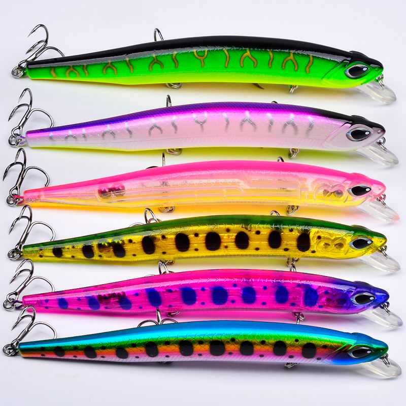 Bionic Lure Floating Minnow 15cm 19cm Kunststoff Köder Für Süßwasser Salzwasser Angeln Bass Und Hecht_voghion.com