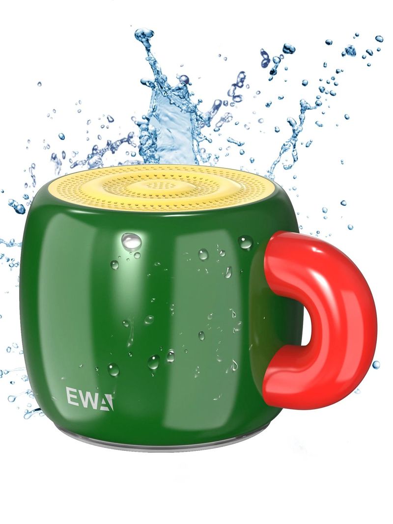 163 Wireless Bluetooth 5.4 Speaker Cup Type Bass IP67 Waterproof Mini Metal MP3 Player With 700mAh HiFi Sound_voghion.com