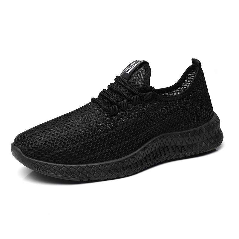Man Work Shoes Tennis Shoes Sneakers Mesh Canvas Arch Support Footwear Sneakers_voghion.com