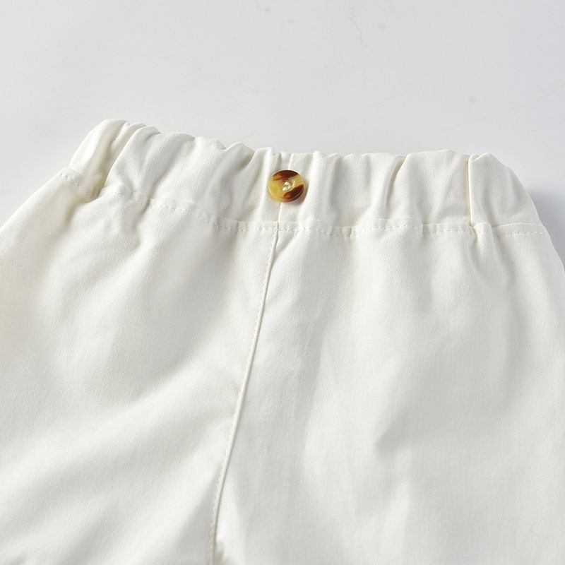 Kinderkleidung Kinderkleidung Jungen Sommer neue zweifarbige karierte Kurzarmhemd Trägerhose zweiteilige Abschlussleistungskleidung_voghion.com
