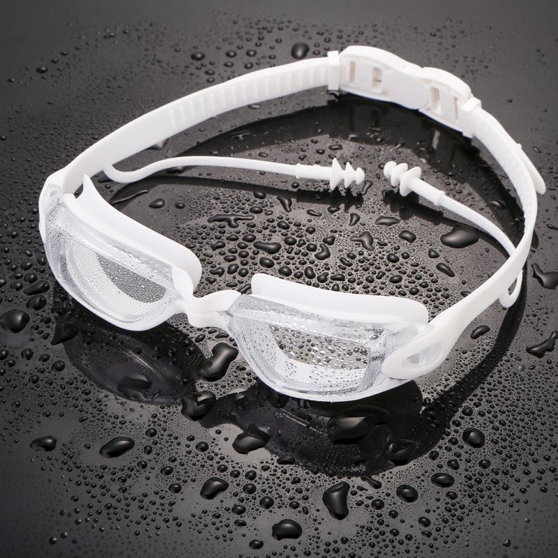 New Colorful Lens Prescription 150-800 Degrees Optional Small Frame HD Waterproof Anti-Fog Swimming Goggles_voghion.com
