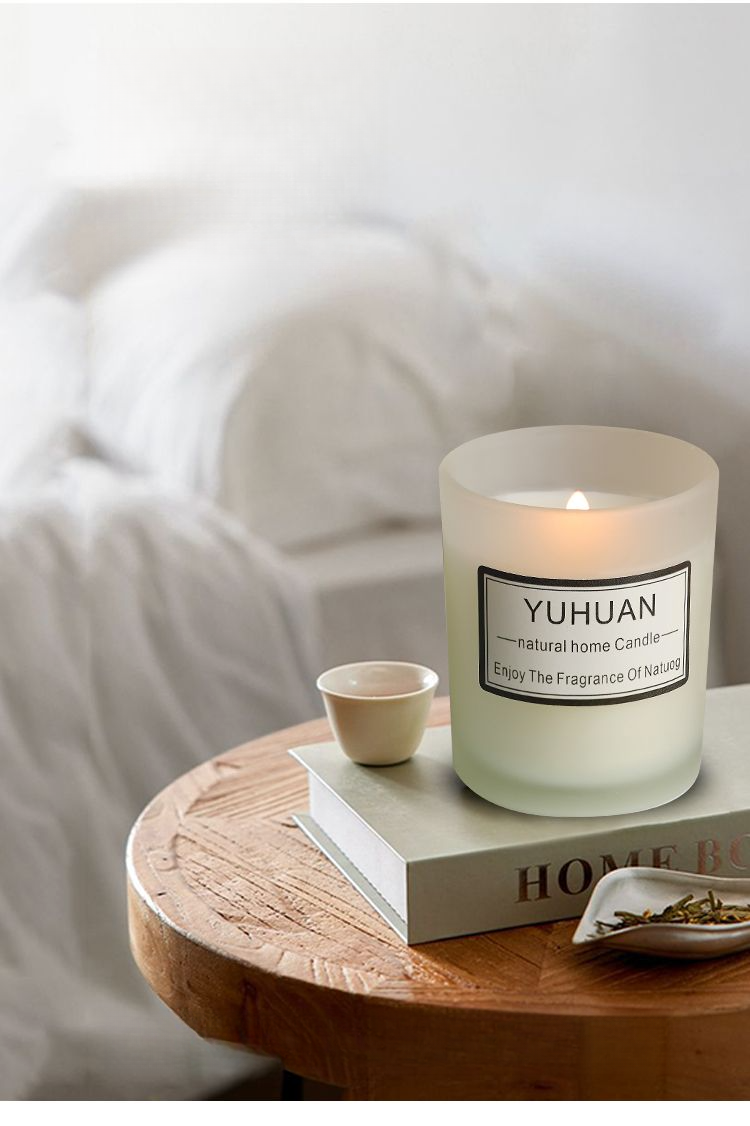 Aromatherapie-Kerze, Weihrauch, beruhigend, Schlafmittel, für Zuhause, langlebig, Nische, hochwertige Geschenkbox, Schlafzimmerduft, ätherisches Öl_voghion.com