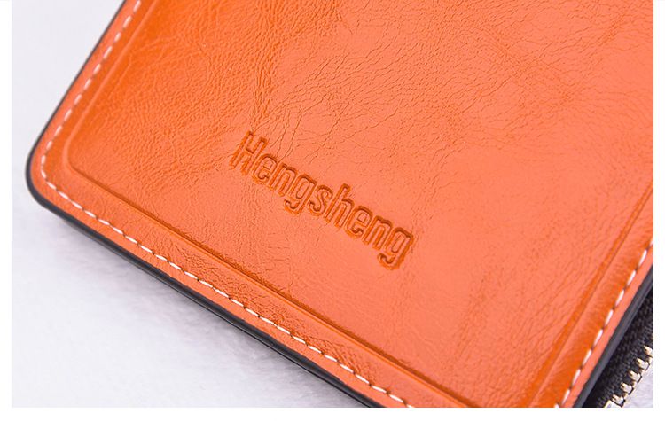 Velkoobchodní voskovaná kožená dámská peněženka Hengsheng s pouzdrem na karty, pouzdro na více karet, dámské tenké pouzdro na mobilní telefon, přímý dodavatel od výrobce_voghion.com