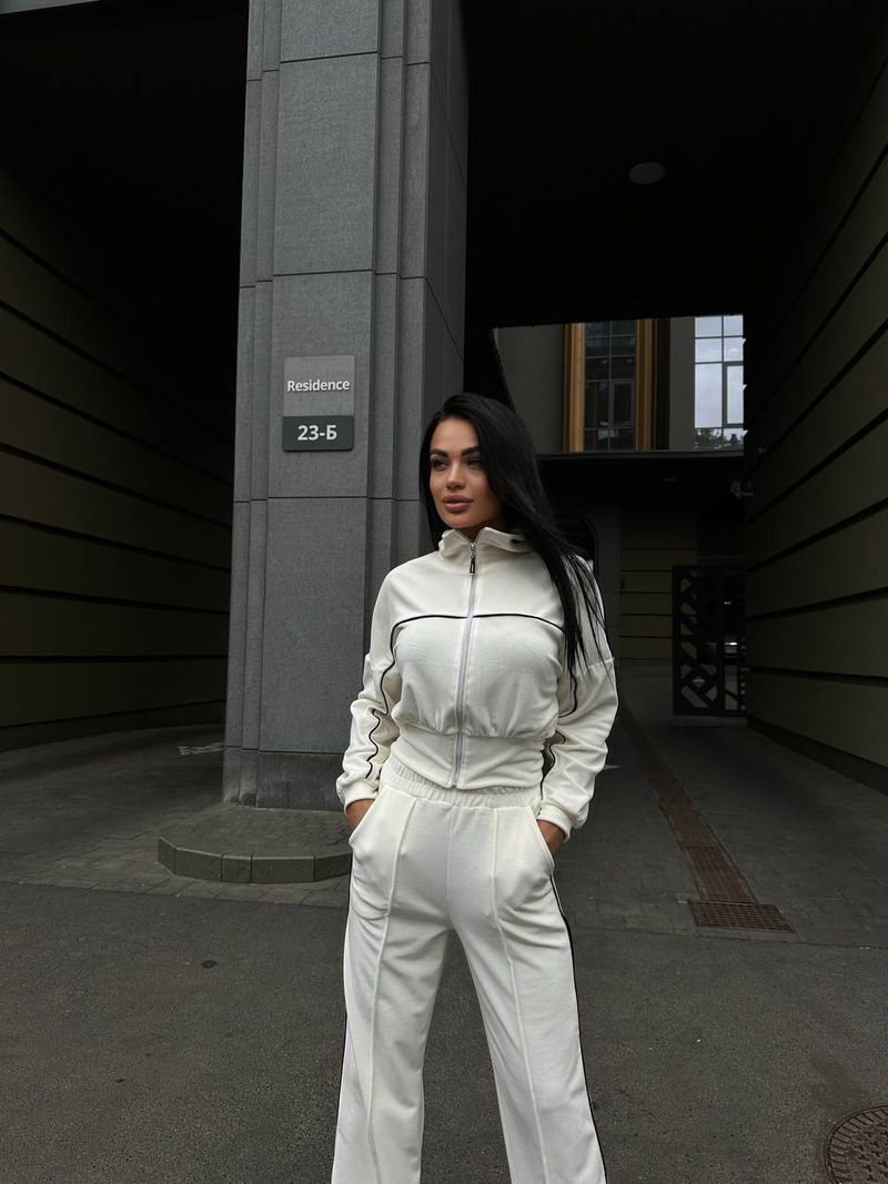 Completo autunno/inverno da donna con felpa con cappuccio e pantaloni a righe - Felpa con zip a maniche lunghe e pantaloni della tuta casual, completo trendy in due pezzi (S/M/L/XL)_voghion.com