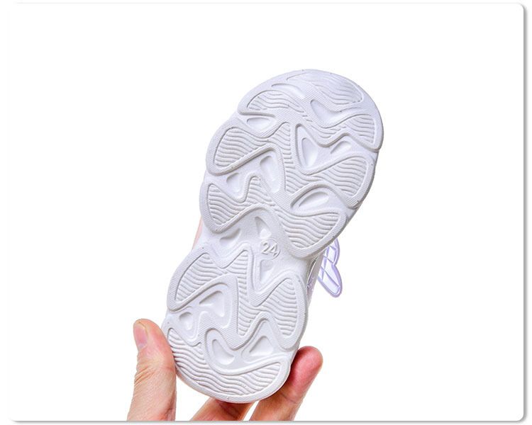 2024 frühjahr Neue Mode Schmetterling Prinzessin Mädchen mit Lichter Laufschuhe für Kinder_voghion.com