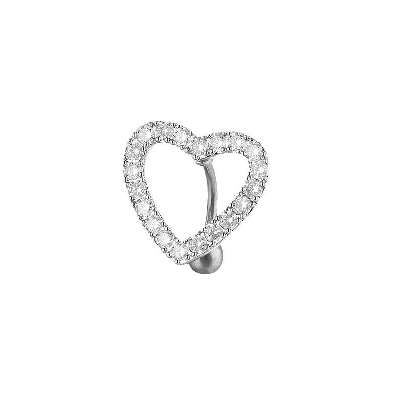 1 pz anello per ombelico per donna design alla moda a forma di cuore moda sexy anelli per ombelico gioielli penetranti in acciaio inossidabile_voghion.com