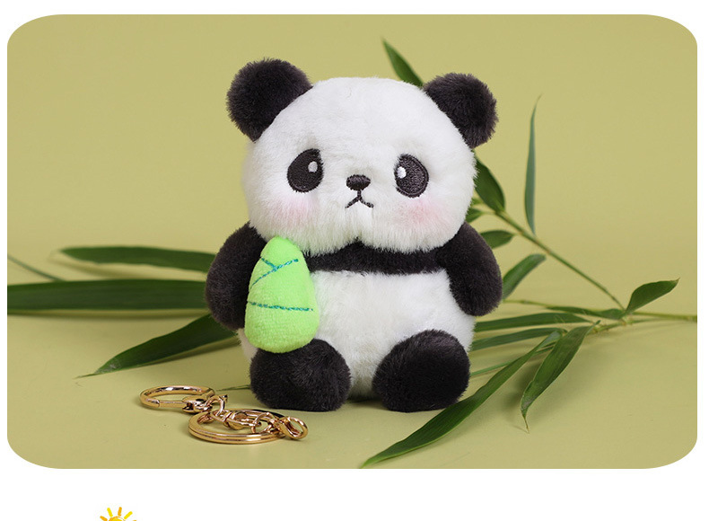 Míč Panda Přívěsek Taška Klíčenka Plyšová hračka Panenka Batoh Zvířátko Přívěsek panenka Dárek k narozeninám_voghion.com