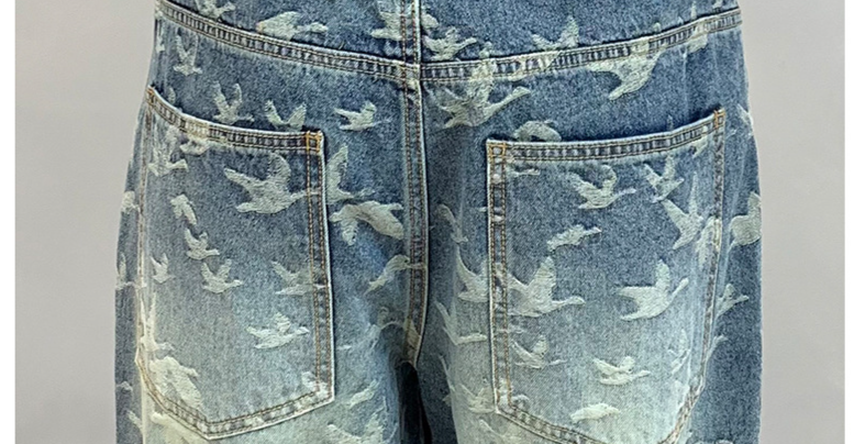 Moške hlače iz žakardovega denim kroja, ravne, z vezenim, ohlapnim vzorcem, modne modre kavbojke za brisanje_voghion.com