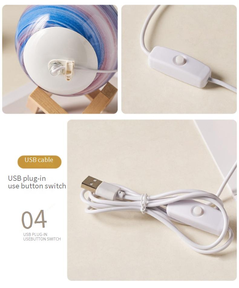 Home Decor Cartoon Astronaut Lamp Practical Desktop Ornaments Bedroom Bedside Table Children's Room Decoration_voghion.com