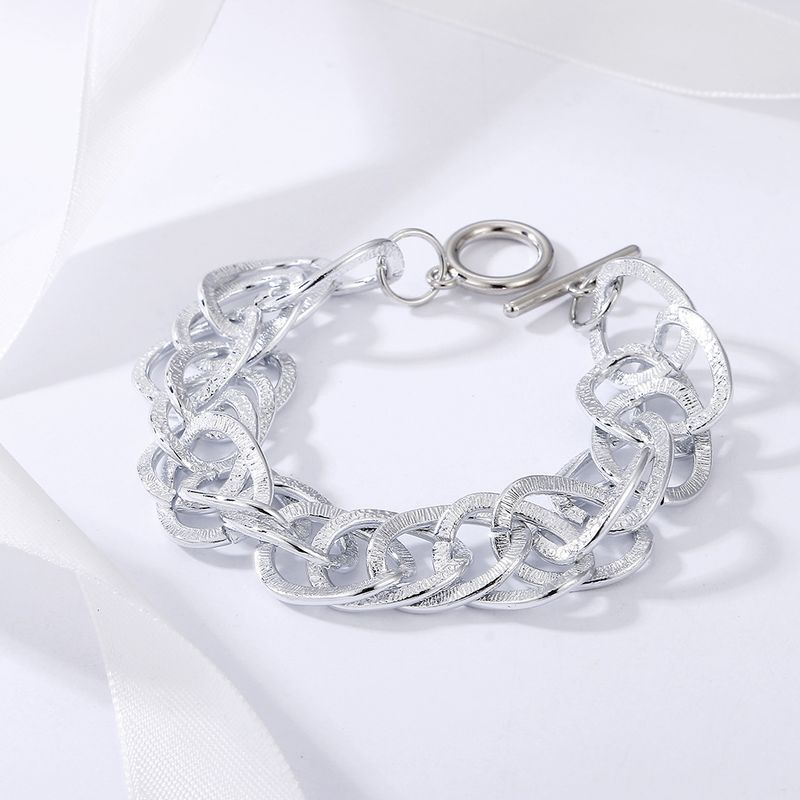 Retro Multi-layer Mixed Color Hollow Bracelet_voghion.com