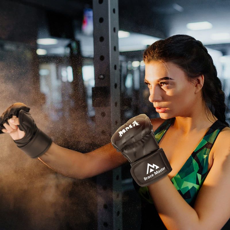 Boxhandschuhe Halbfingerhandschuhe Erwachsene Herren Sanda Muay Thai Kampftraining Professionelle Damen Kampf_voghion.com