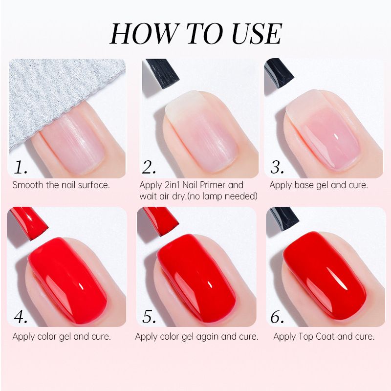 Adhésif et agent anti-soulèvement pour ongles UR SUGAR 2 en 1 | Adhésif naturel à séchage rapide pour une adhérence optimale du gel._voghion.com
