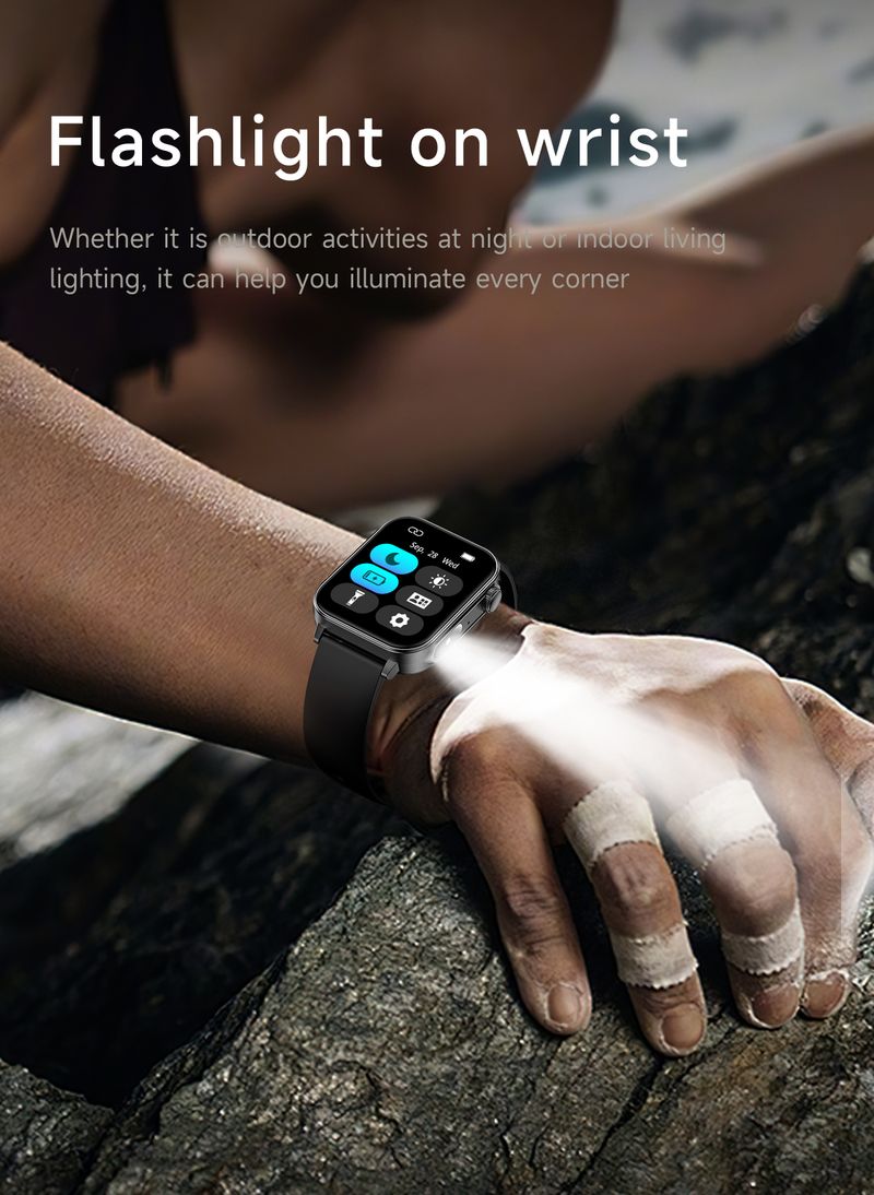 1.83" HD Screen Smart Watch Men Bluetooth Call Type-C Fast Charging New Watches IP67 Waterproof Sports Health Monitor Smartwatches_voghion.com